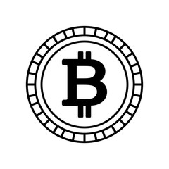 Isolated Bitcoin vector design