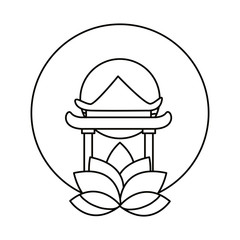 China arch vector design