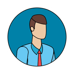 Businessman avatar cartoon design