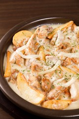 Pasta on a plate