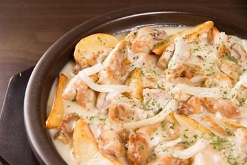 Pasta on a plate