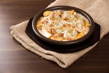Pasta on a plate