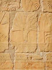 Egyptian carving tree