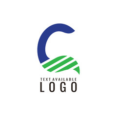 letter c logo design template