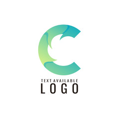 letter c logo design template