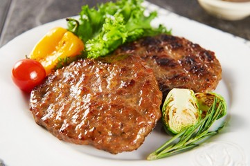 Steak on a plate