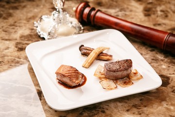 Steak on a plate