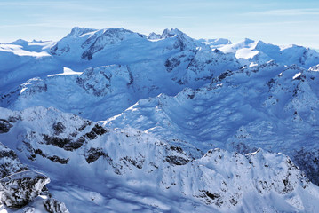Fototapeta na wymiar Mountain in Titlis, Switzerland