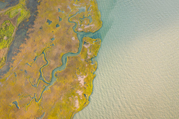 Obraz premium Aerial of Long Beach Island New Jersey