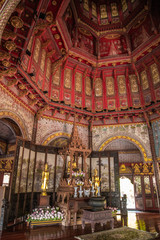 Obraz premium Temples in Ancient City Muang Boran in Bangkok Thailand