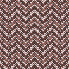 Soft chevron stripes christmas knit geometric 