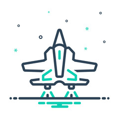 mix icon for jet 