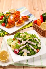 Chicken Salad on Plate