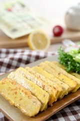Western home-cooked food on a plate