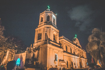 Views of Cebu church in central Philippines