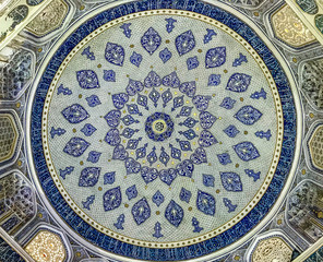 Ceiling of mosque in Iran
