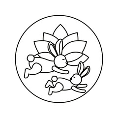 Mid autumn festival vector design