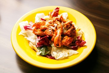 Western home-cooked food on a plate