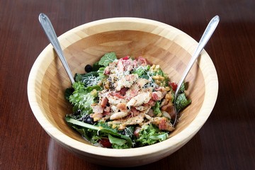Salad on a plate