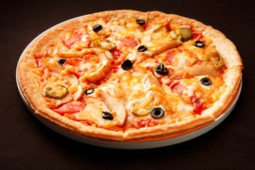 Pizza on the table