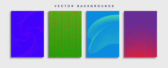 Minimal Vector cover designs. Future Poster template.