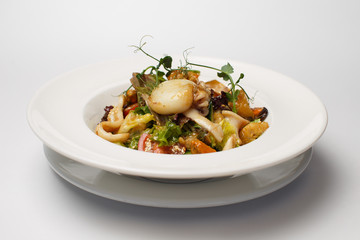 grilled sea food in a plate