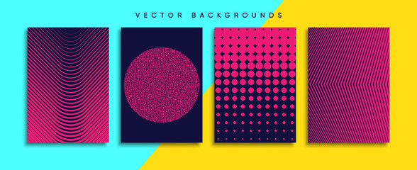 Minimal Vector cover designs. Future Poster template.