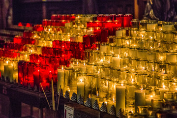 Notre Dame Cathedral in Montreal in Canada