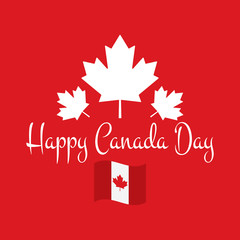 Naklejka na ściany i meble Happy Canada Day