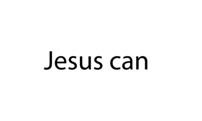 Christian faith, typography for print or use as poster, card, flyer or T shirt