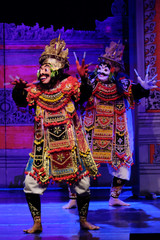 Bali Rangda Dancer. Telek-Jauk is traditional dance from Bali, Indonesia.