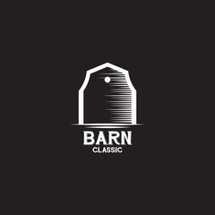 Naklejka premium Barn logo design inspiration vector template