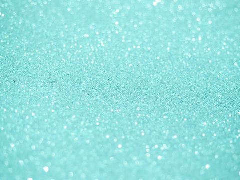 turquoise blue glitter abstract background