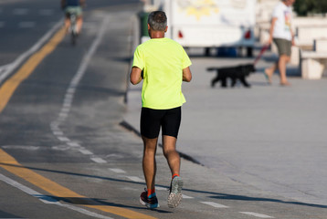Sportivo a prima mattina