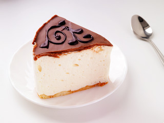 Piece of souffle cake 