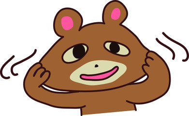 リラックスして　クマくん　cuma