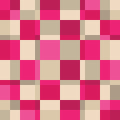 Abstract Square Red Color