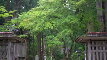 Oyama shrine in Toyama, Japan.