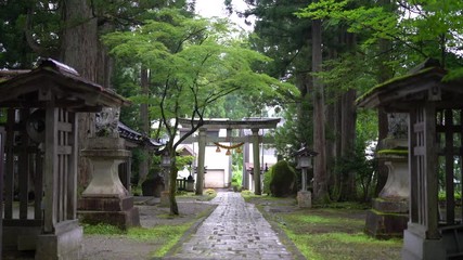 Oyama shrine in Toyama, Japan.
