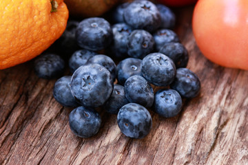 Blueberry fruit for healthy eating 