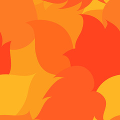 Vector illustration.Seamless pattern, autumn leaves.EPS 8