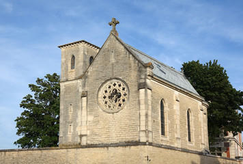 Fototapeta na wymiar Kapelle am Schloss Saint-Michel in Rully