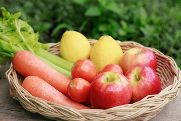 Fresh fruit for healthy eating in home 