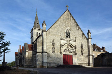 Fototapeta premium Kirche Saint-Laurent in Rully