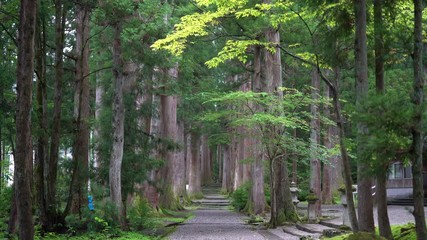 Oyama shrine in Toyama, Japan.