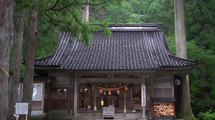 Oyama shrine in Toyama, Japan.