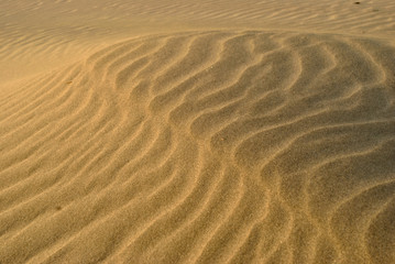 Sand dune at Parangkusumuo Beach, Yogyakarta, Indonesia.