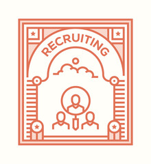 RECRUITING ICON CONCEPT