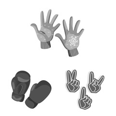 Fototapeta premium Vector illustration of property and distinctive sign. Collection of property and textile stock vector illustration.