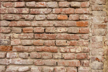 Background of old vintage brick wall